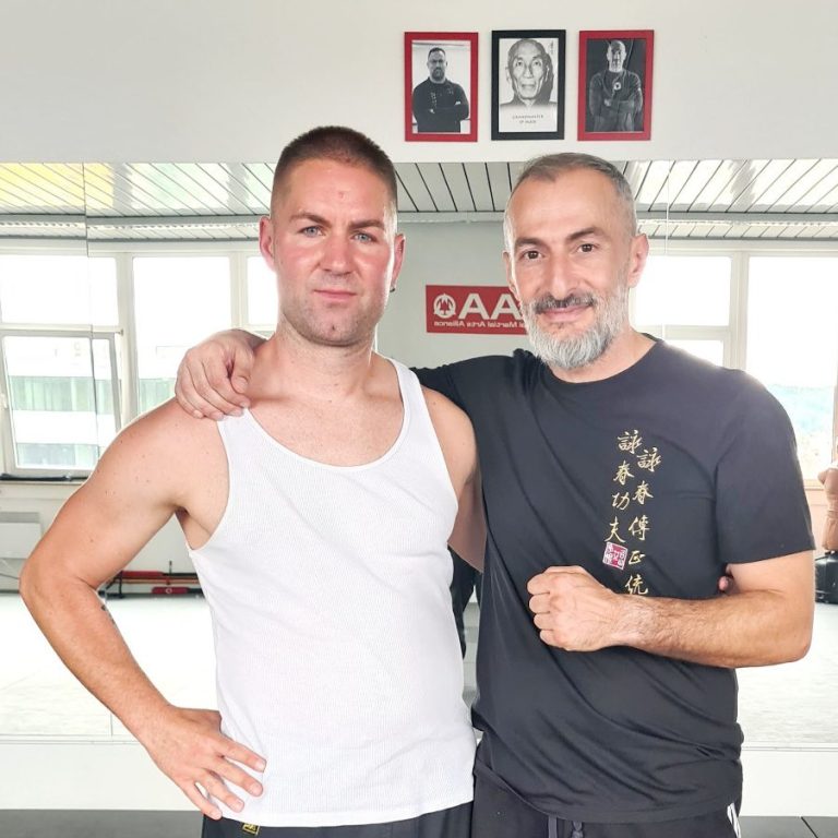 Sifu Manni Wellmann und Sifu Taner Erdogan Sifu Manni Wellmann gemeinsam mit Sifu Taner Erdogan